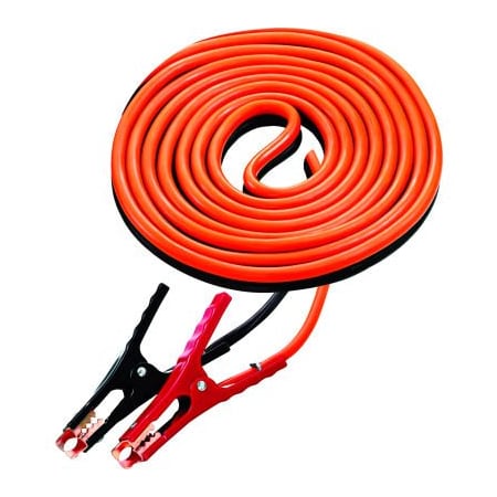 Integrated Supply Network K-Tool International 16' Medium Duty Booster Cables, 6 Gauge, 400 Amp Clamps 74510